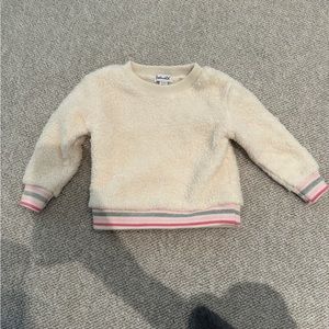 Splendid Baby Girl Sherpa Metallic Sweatshirt